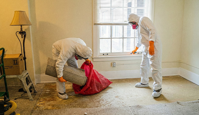 Biohazard cleanup service